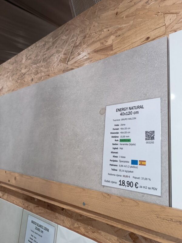 437 Energy Natural 40x120