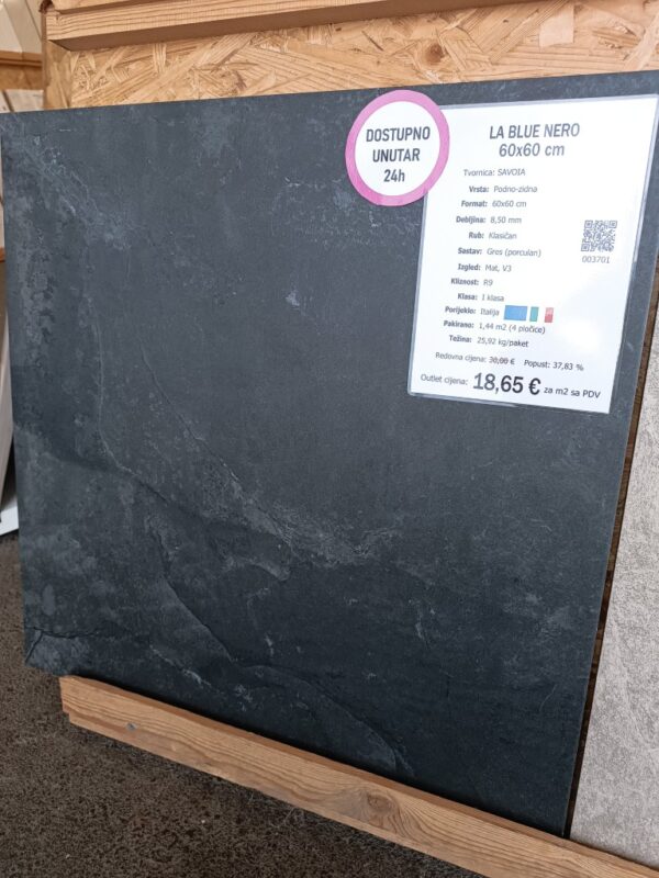 1048 La Blue Nero 60x60