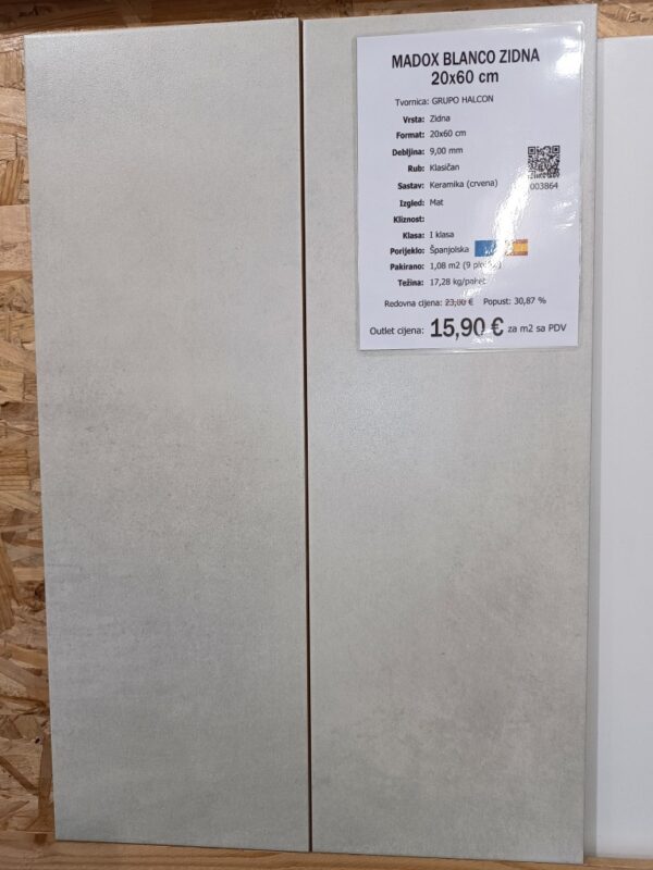 476 Madox Blanco Zidna 20x60