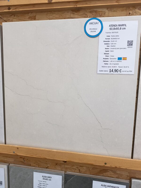 303 Atenea Marfil 60,8x60,8