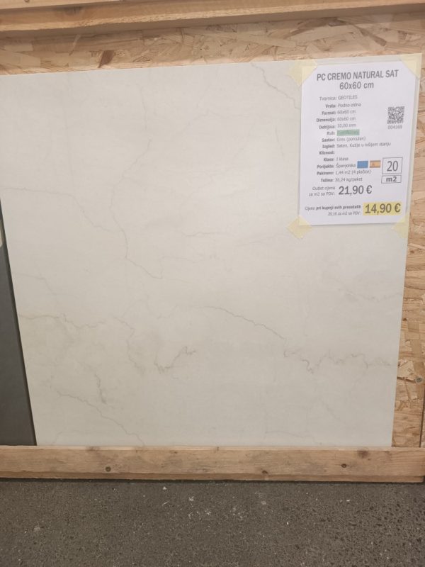 020 Cremo Natural Sat 60x60