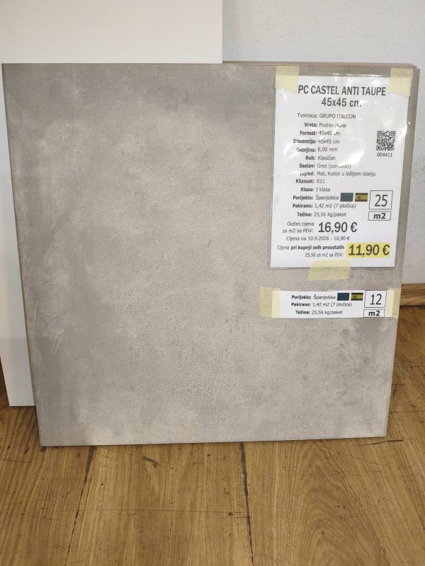 017 Castel Anti Taupe 45x45